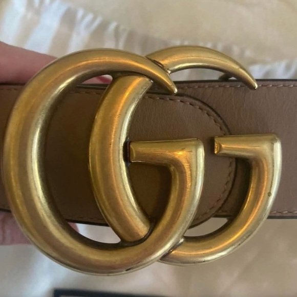 Gucci belt dusky pink size 65-85 - Picture 3 of 12